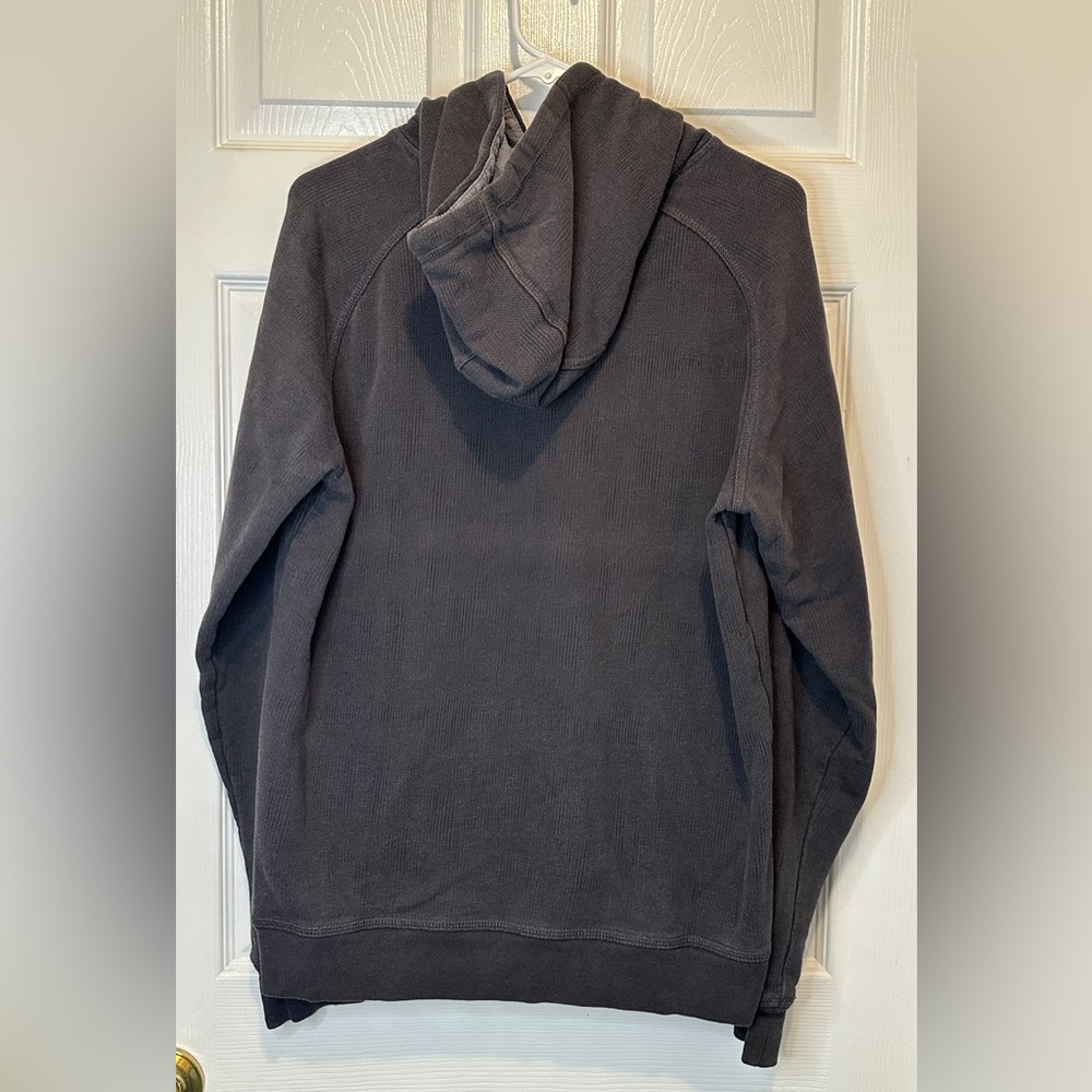 Mens The North Face Hoodie Sweatshirt Black Long Sleeve Cotton Blend Size Medium - Picture 2 of 5